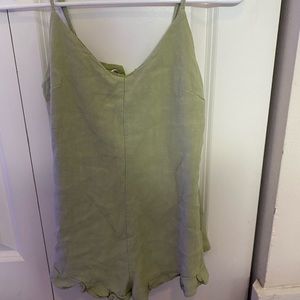 Olive color romper